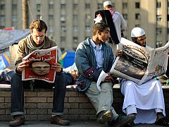 Primer día sin Mubarak en Egipto