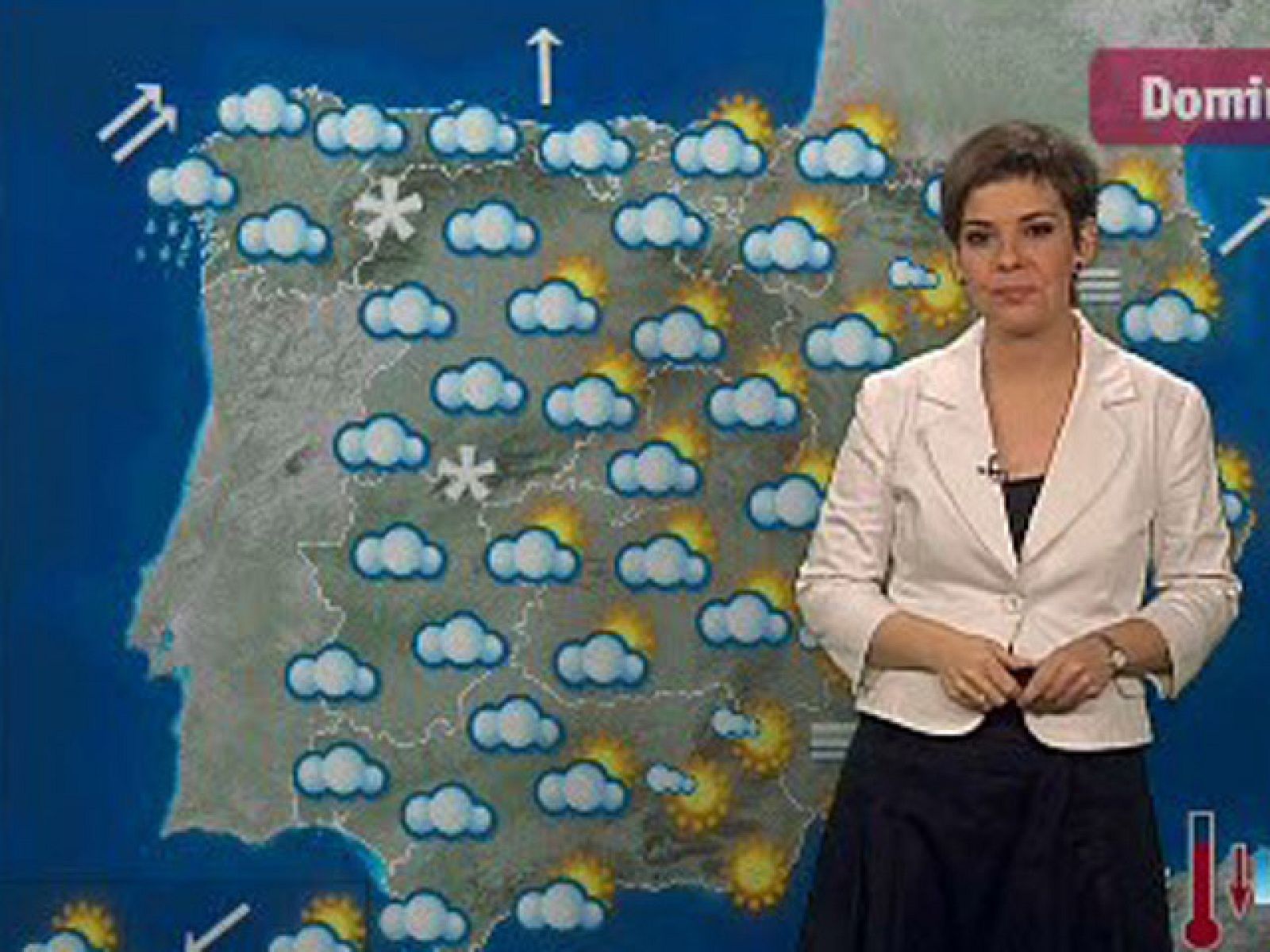 Llega la lluvia a casi toda la península y la nieve al interior y norte