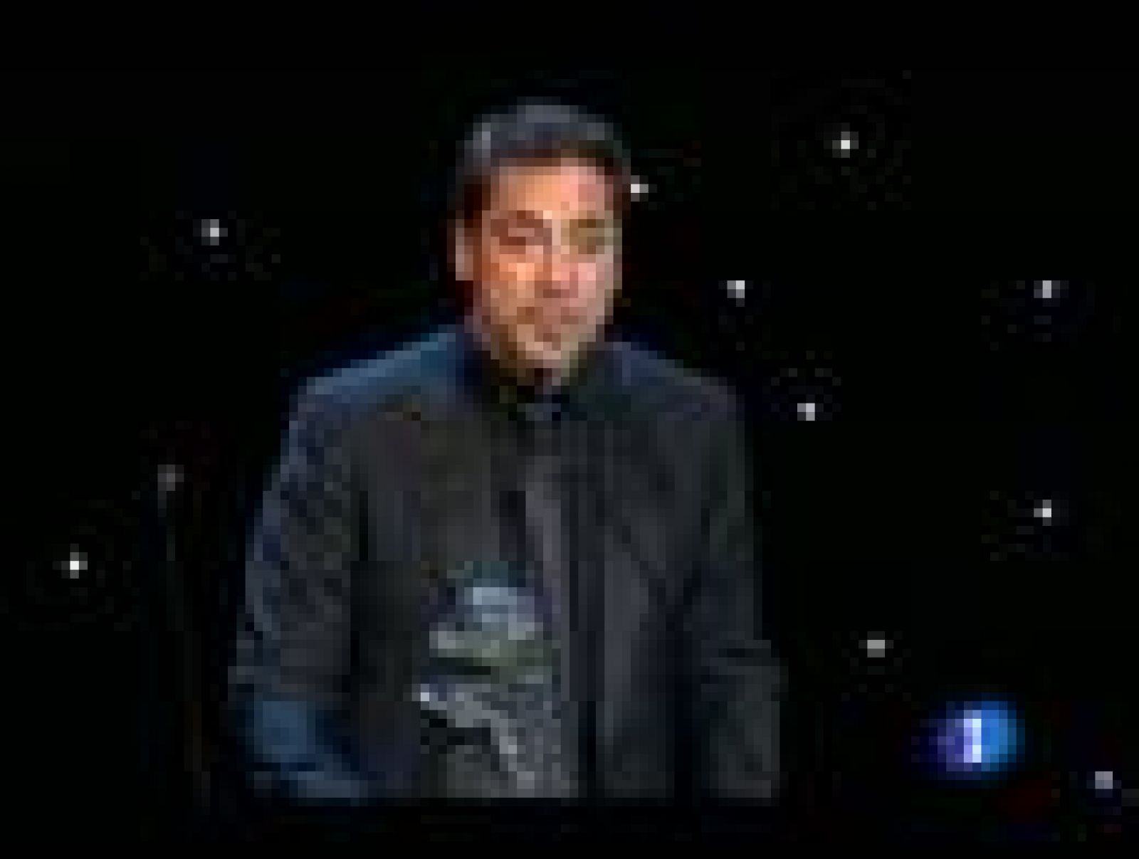 El actor Javier Bardem, Goya  2011 a la Mejor Interpretación Masculina Protagonista por 'Biutiful'