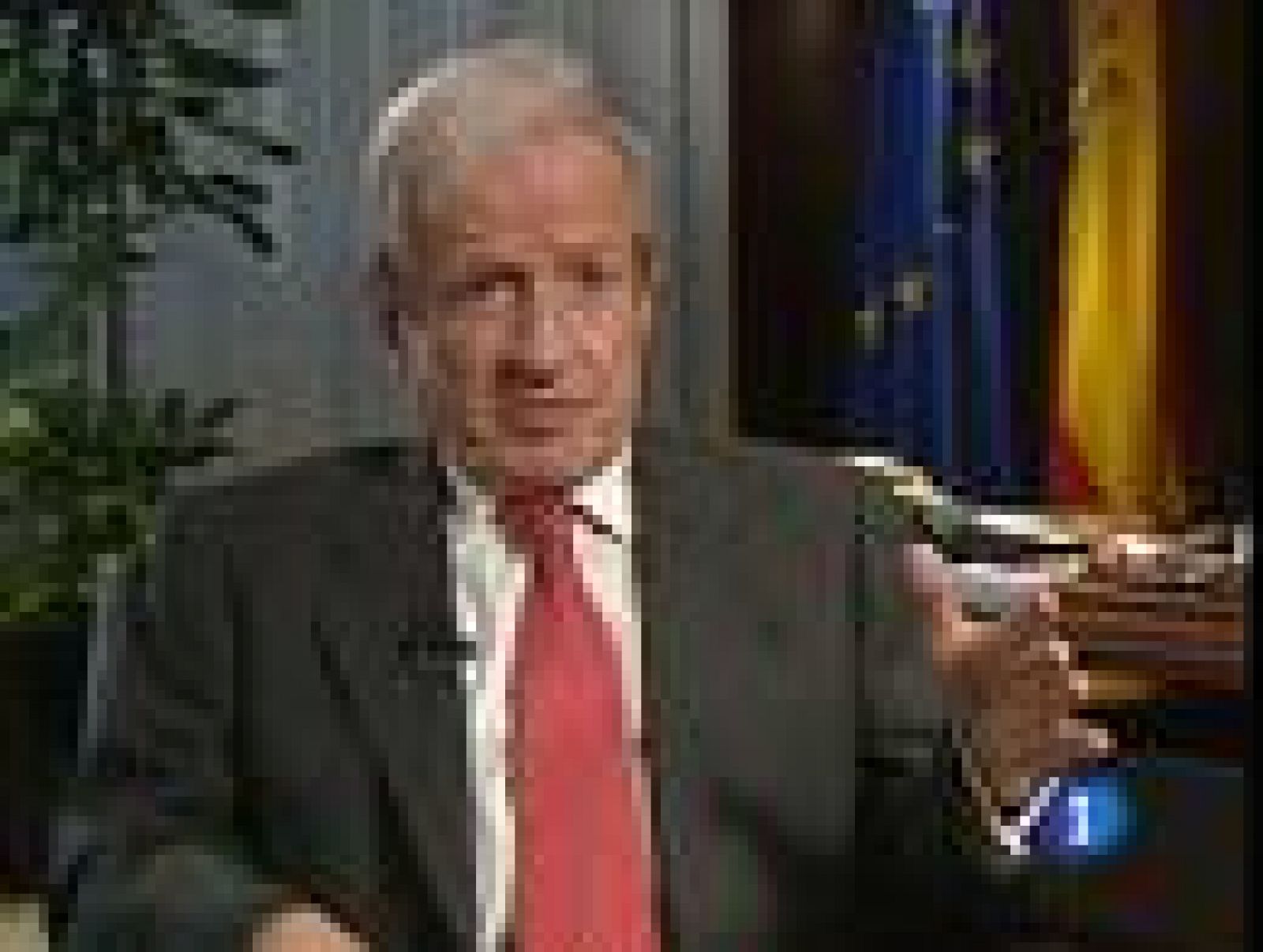 Primera entrevista que concede a una televisión el presidente del Tribunal Constitucional