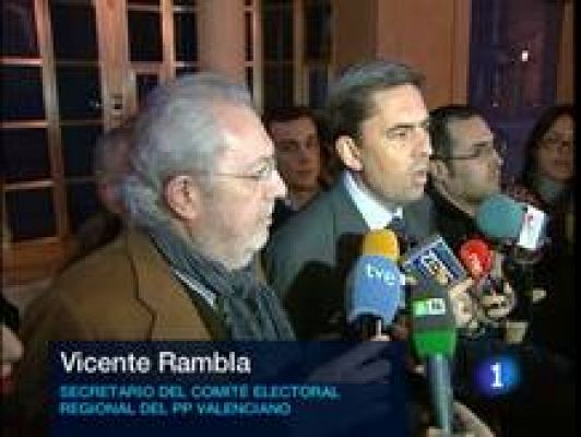 El PP valenciano propone oficialmente a Camps como candidato en una reunión de urgencia