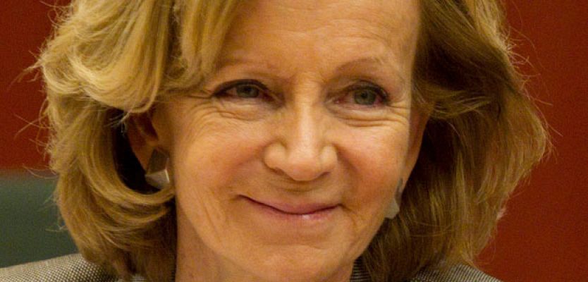  - La ministra de Economía, Elena Salgado, valora la ampliación del Fondo de Rescate Europeo