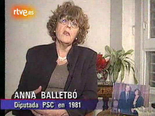 Fue noticia en el Archivo de RTVE - Anna Balletbó, sobre el 23-F
