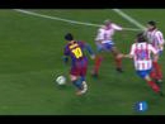 Telediario 1 - Messi acapara la atención mediática