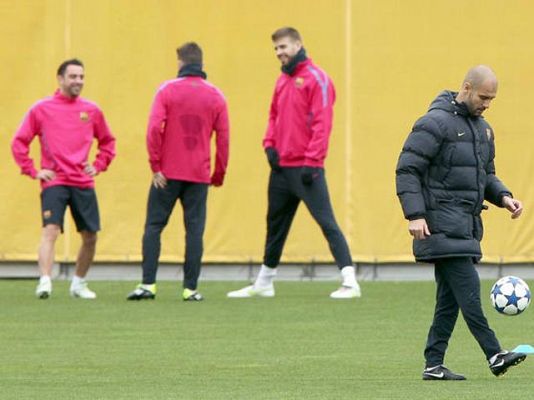 El Barça, con todo a Londres