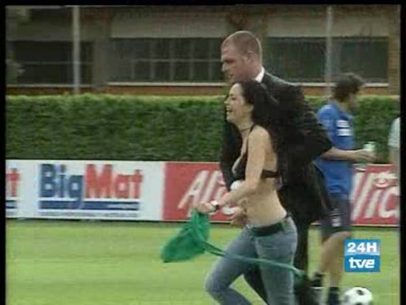 Un 'accidentado' entrenamiento en Italia