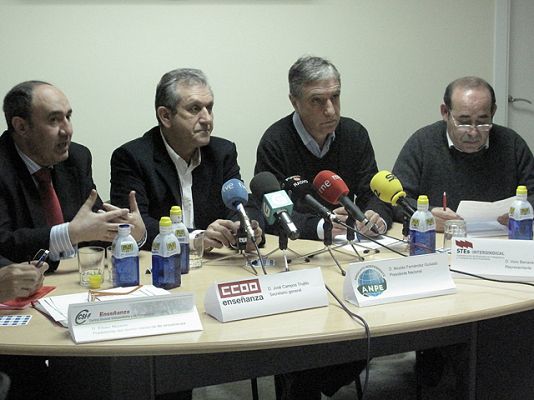  - Sindicatos de Enseñanza anuncian movilizaciones