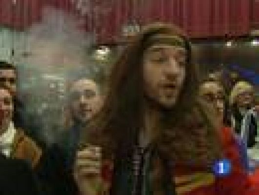 Telediario 1 - Humo en el escenario