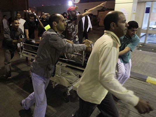 Telediario 1 - Manifestación de luto en Bahréin