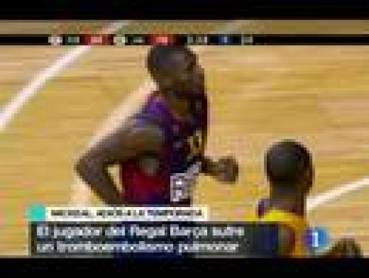 Telediario 1 - Mickeal, adiós a la temporada