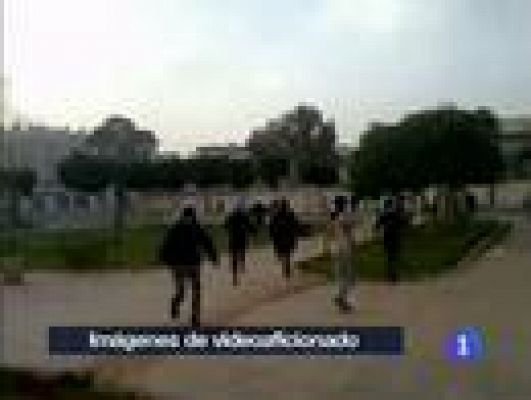 Telediario 1 - Revueltas en Libia y Bahréin