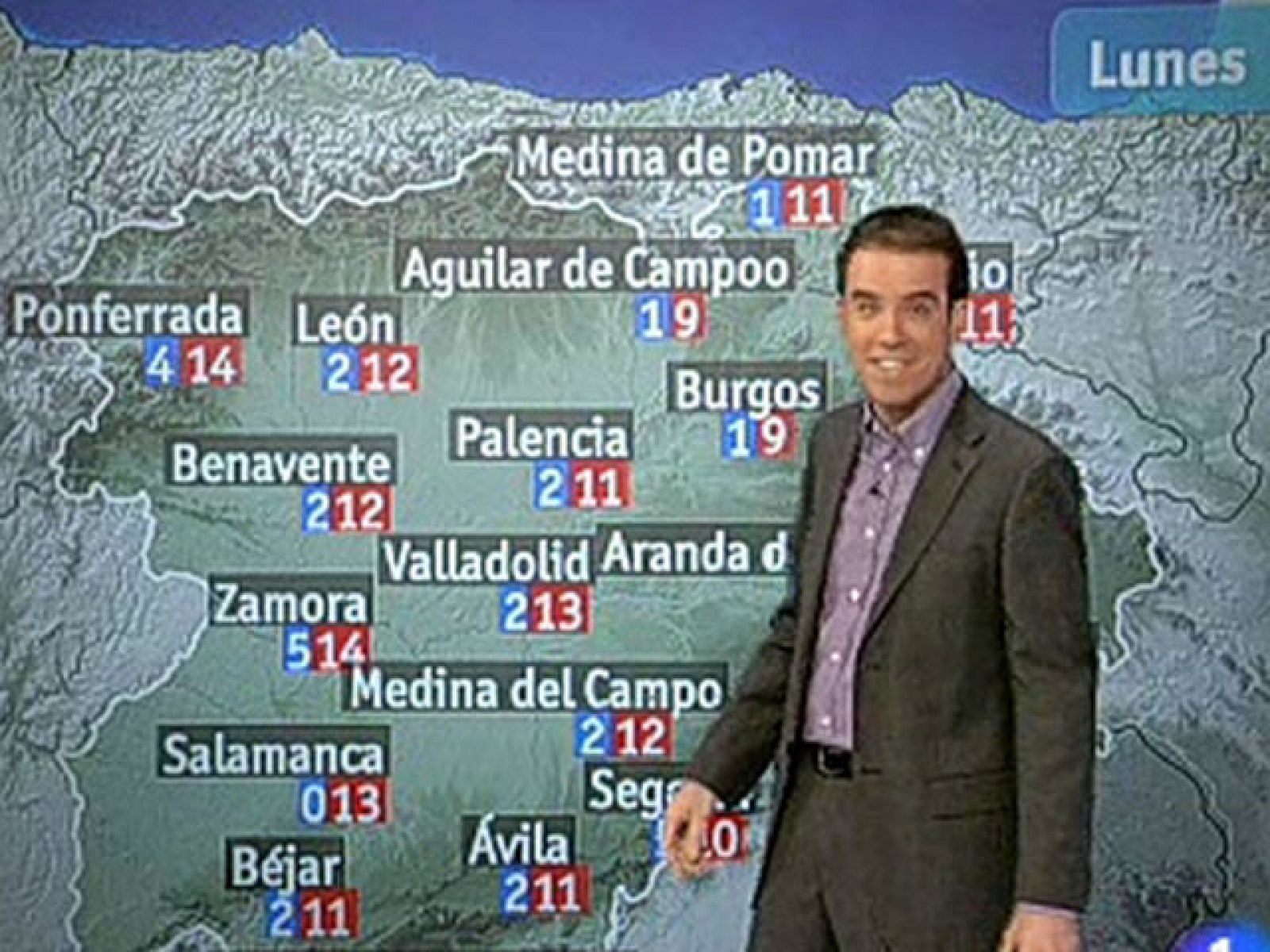 El Tiempo - Sigue la llluvia en el norte peninsular este lunes