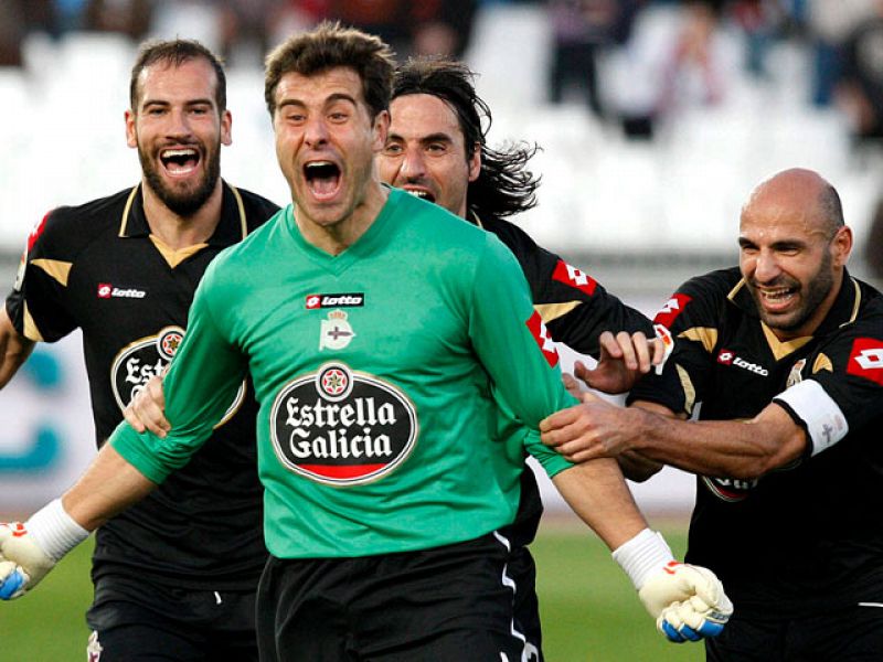 Aranzubía anota un gol de cabeza