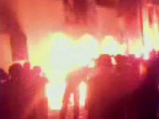 Telediario 1 - Violencia en las calles de Libia