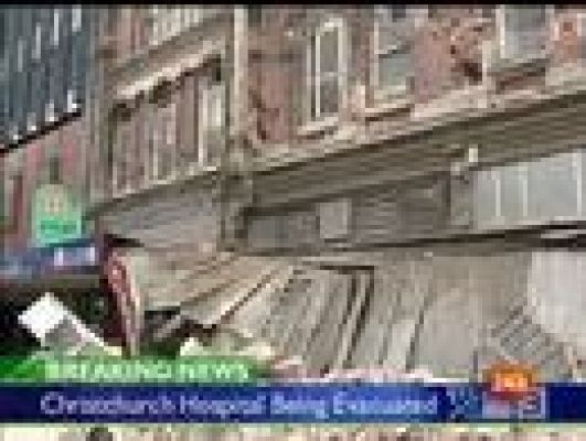 Telediario 1 - Un fuerte terremoto causa al menos 65 muertos en la segunda ciudad de Nueva Zelanda