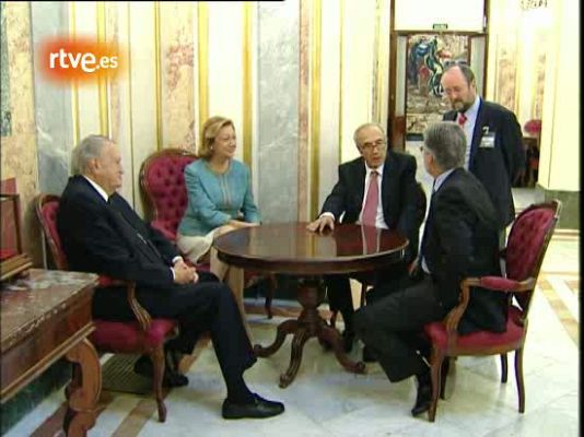  - Los presidentes del Congreso se reúnen para TVE y cuentan sus recuerdos del 23-F