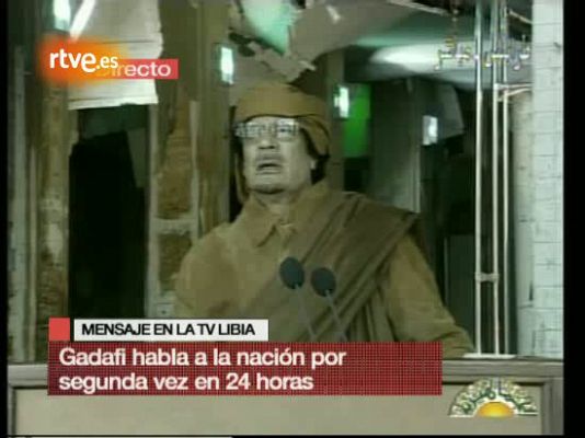  - Gadafi: "No tengo ningún cargo para dimitir"