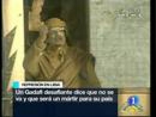 Telediario 1 - Telediario 2 en 4' - 22/02/11