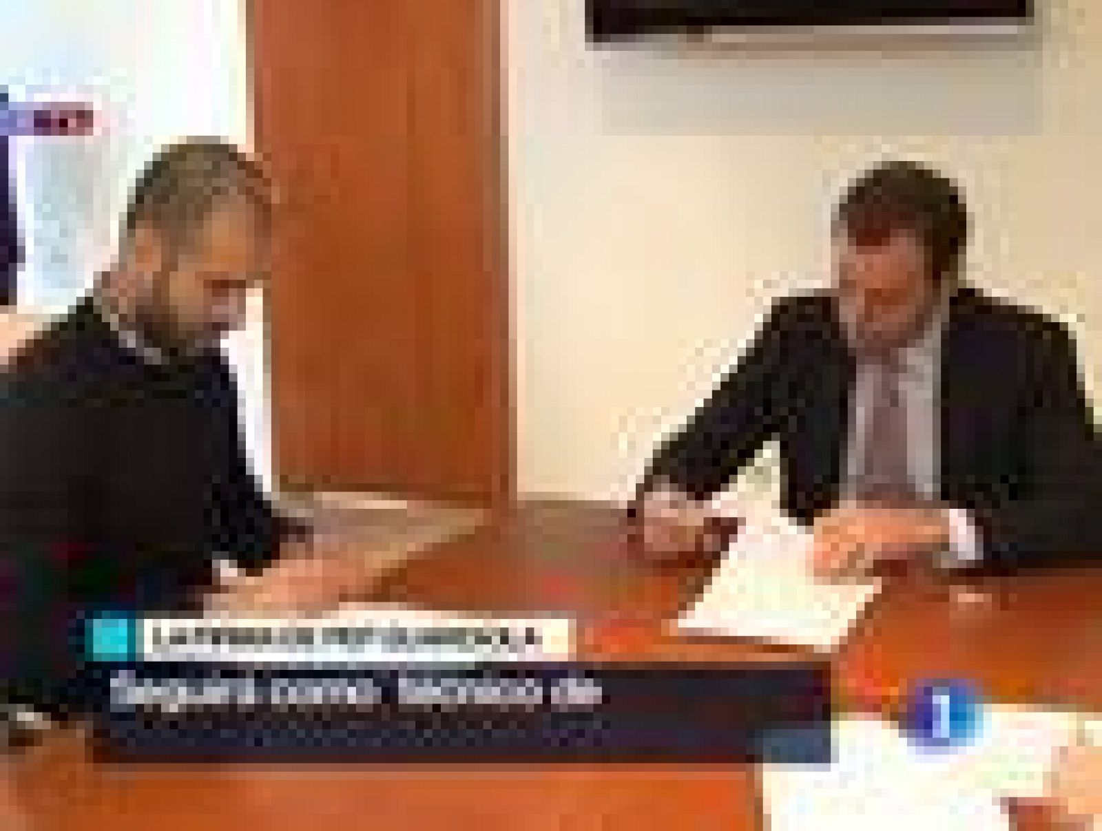 Telediario 1: Guardiola estampa su firma | RTVE Play