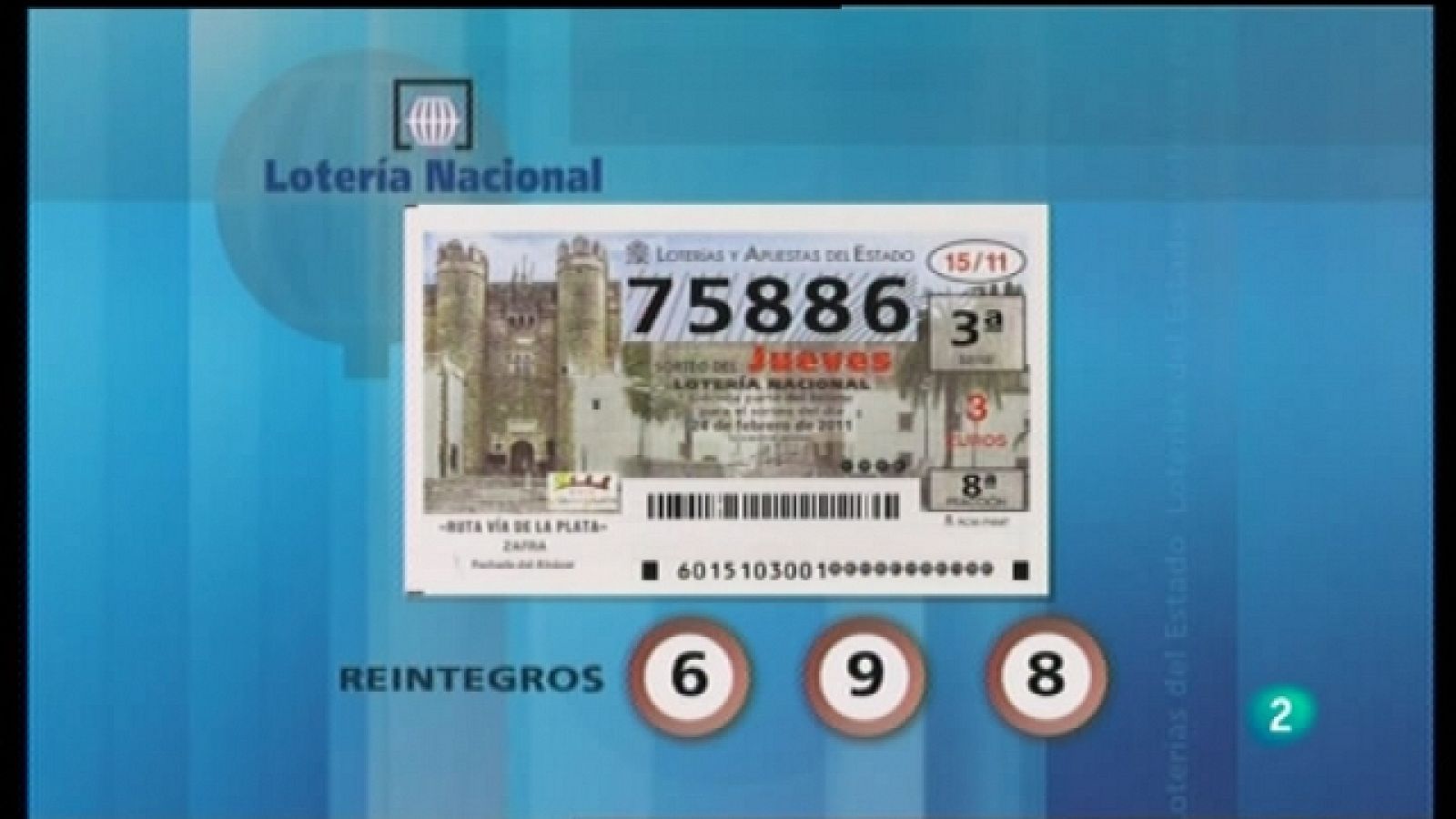 Lotería diaria - 24/02/11 - Loterías | Ver