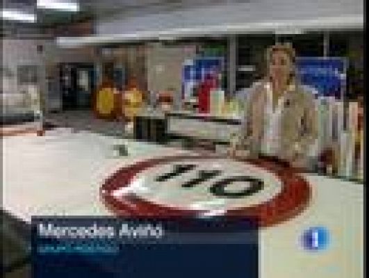 Telediario 1 - Fábricas de señales de velocidad
