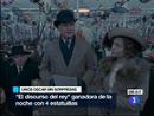 Telediario 1 - La coronación de 'El discurso del rey' en los Oscar