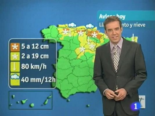 El tiempo en la Comunidad de Aragón - 28/02/11