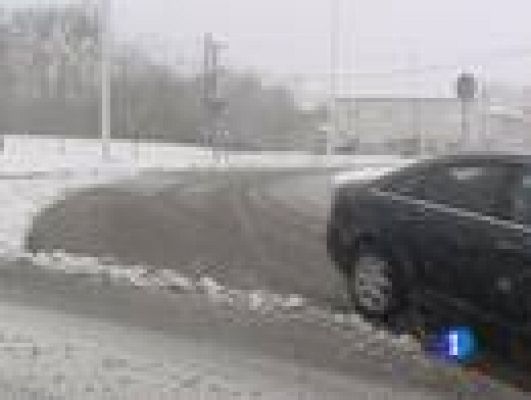 Telediario 1 - Alerta naranja por nieve