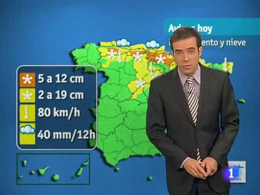 El tiempo en la Comunidad de Cantabria - 28/02/11