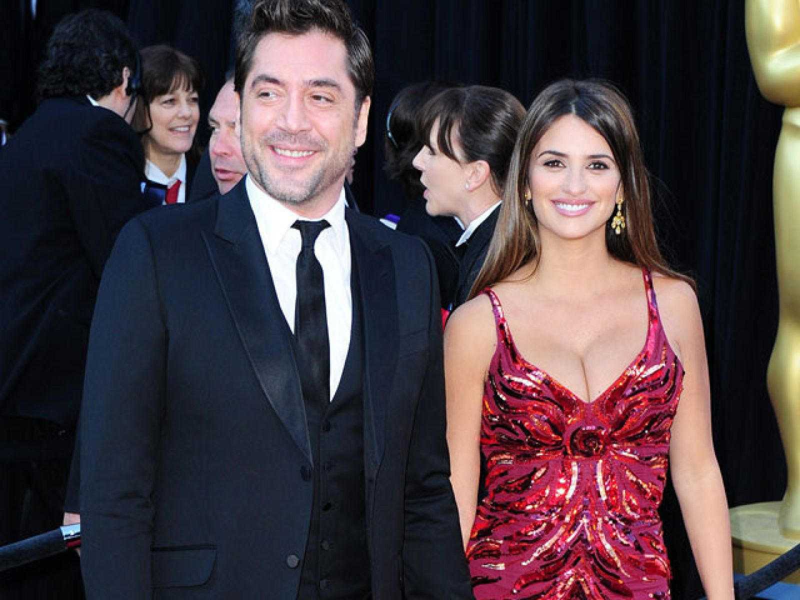 Pe y Bardem en la alfombra roja