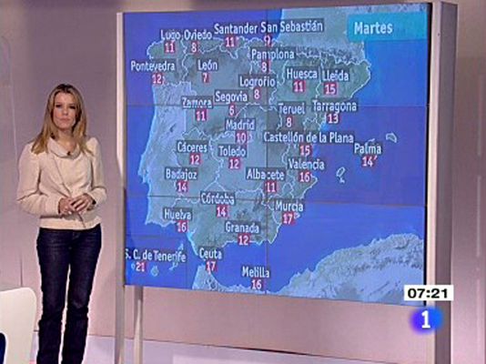 Martes de frío, viento y nieve