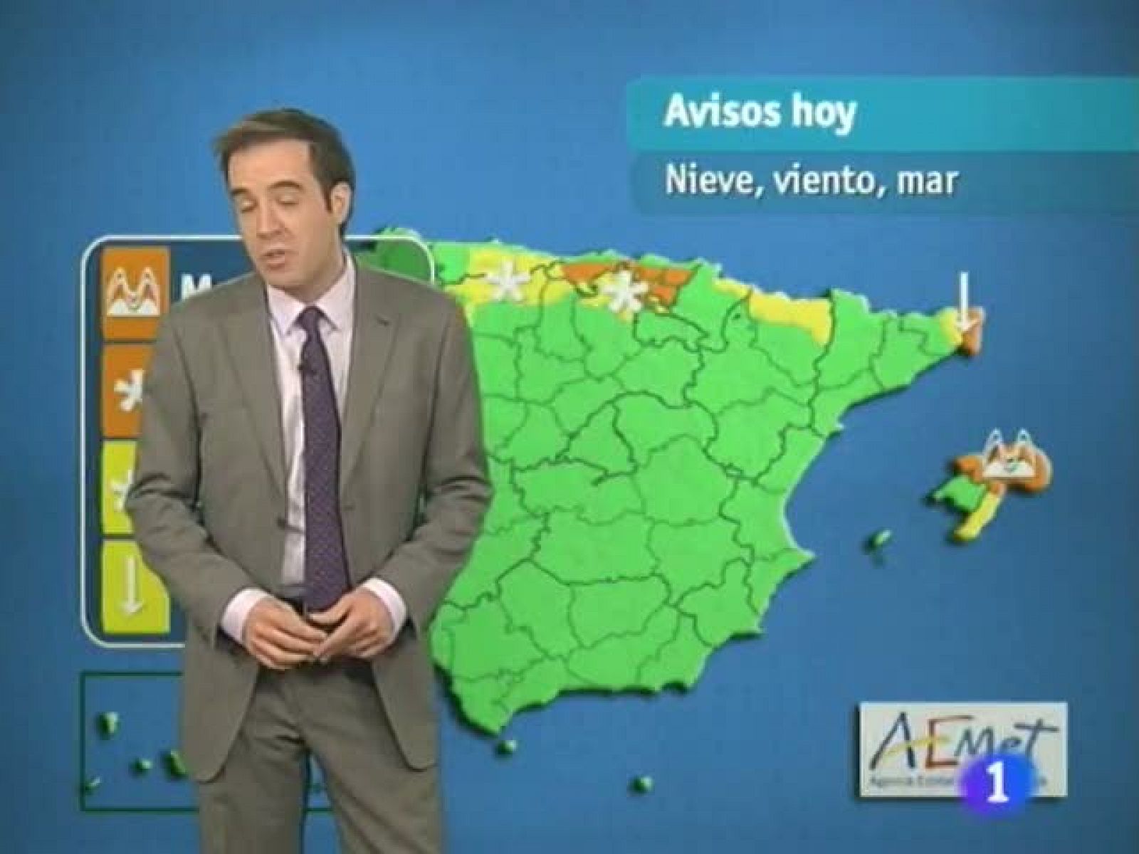 El tiempo en la Comundad de Arágon - 01/03/11 | Ver