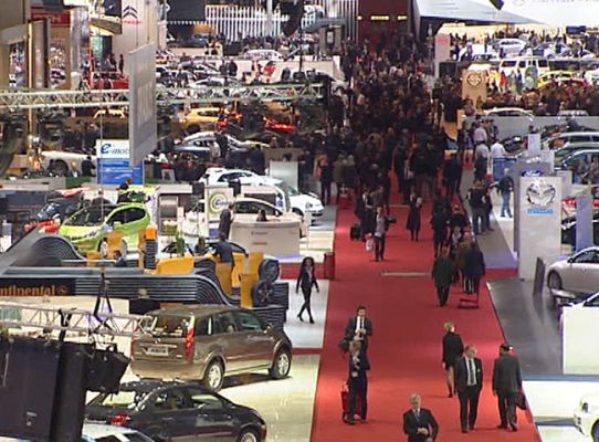 Telediario 1 - Salón del automóvil de Ginebra