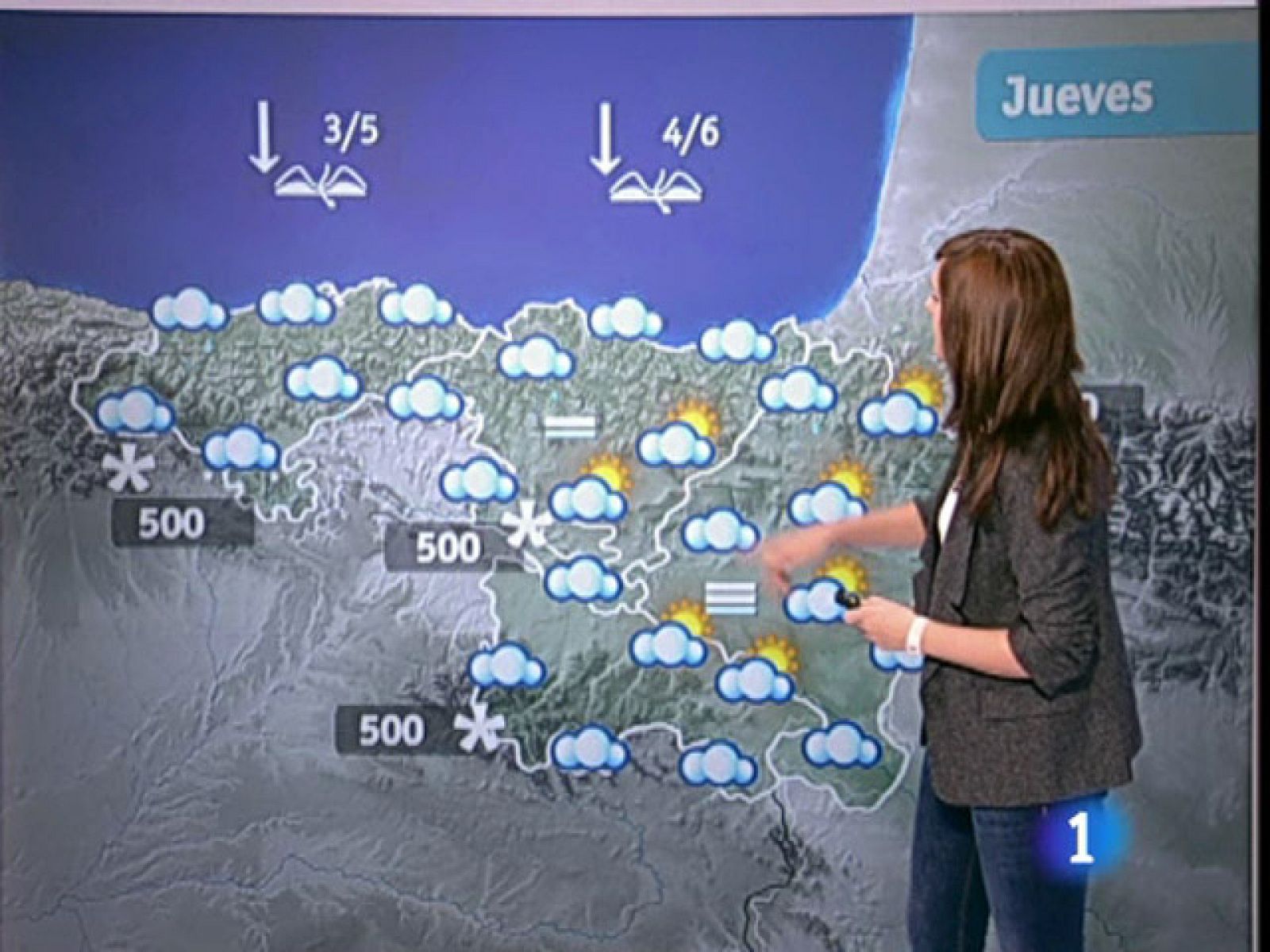 Cielos muy nubosos en el Cantábrico y temperaturas sin cambios