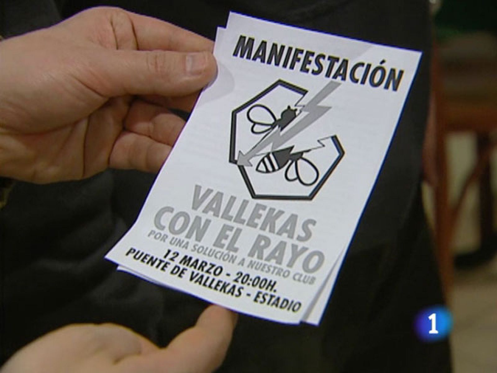 La afición del Rayo apoya al equipo | Ver