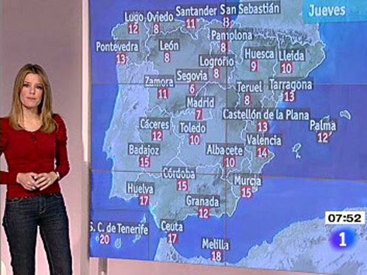 El tiempo - Lluvias en el norte y en el tercio este