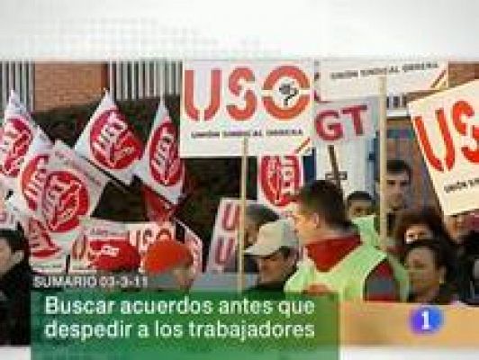Informativo Telerioja - Telerioja en 2' - 03/03/11