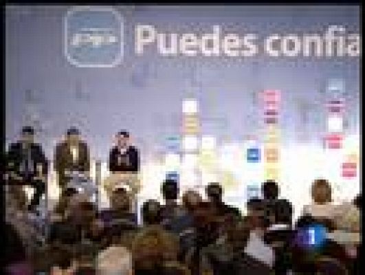 Telediario 1 - Convención autonómica del PP