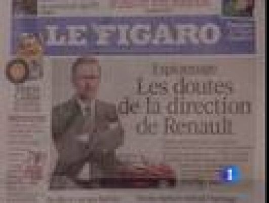 Telediario 1 - Ni rastro de espionaje en Renault