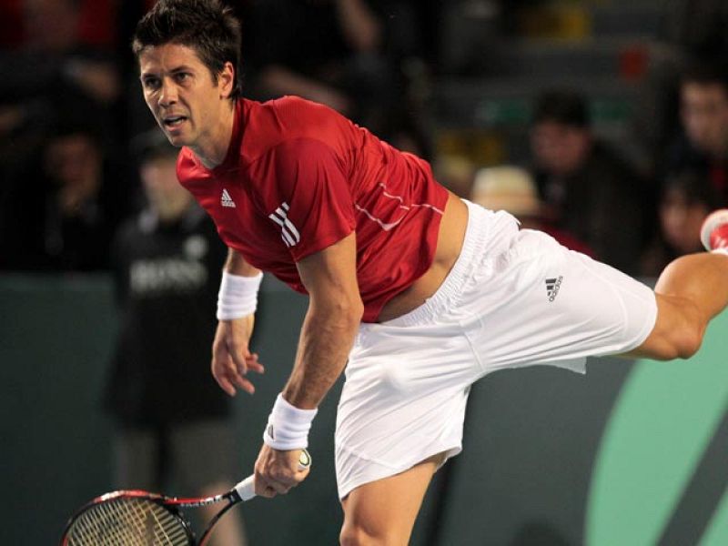 Fernando Verdasco se impone a Xavier Malisse en tres sets y logra el primer punto para España en la Davis. El madrileño se mostró optimista para lo que resta de eliminatoria