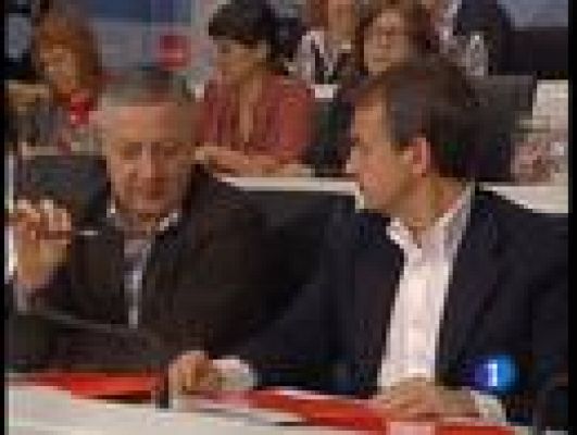 Telediario 1 - Zapatero pide al PSOE salir a ganar
