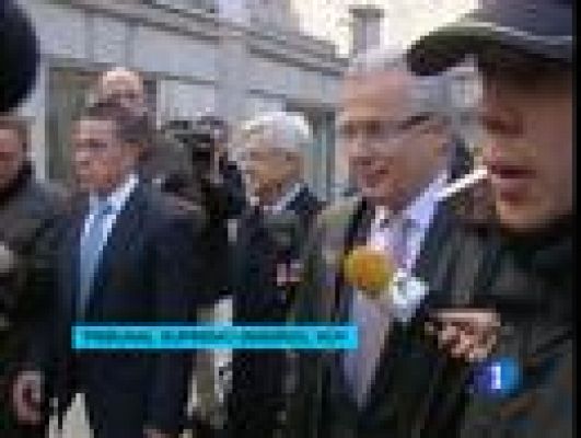 Telediario 1 - Garzón declara en el Supremo