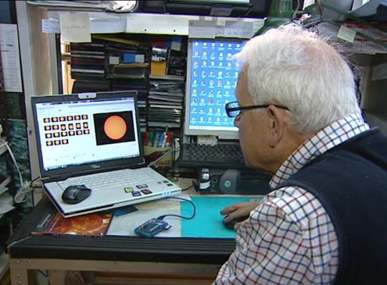 Telediario 1 - Astrónomos aficionados