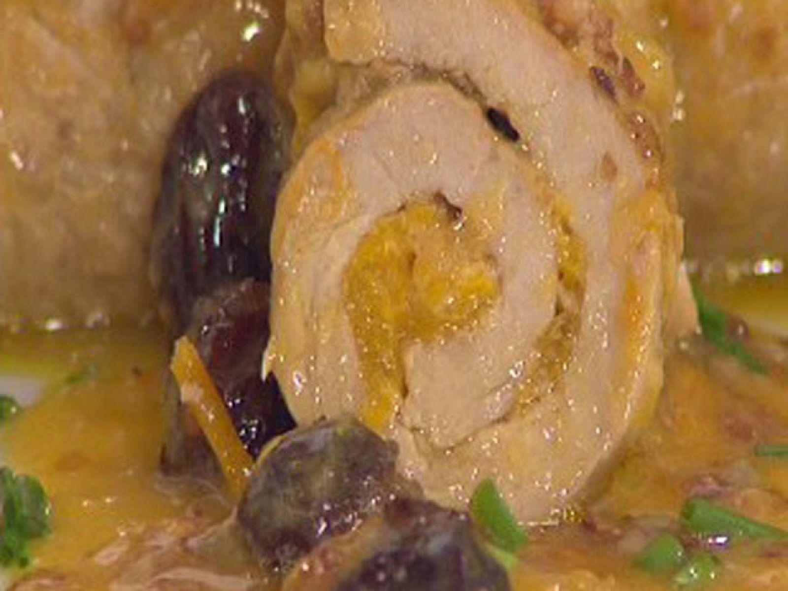 Saber cocinar - Rollitos de cerdo a la naranja con alachofas a la plancha (07/03/11)