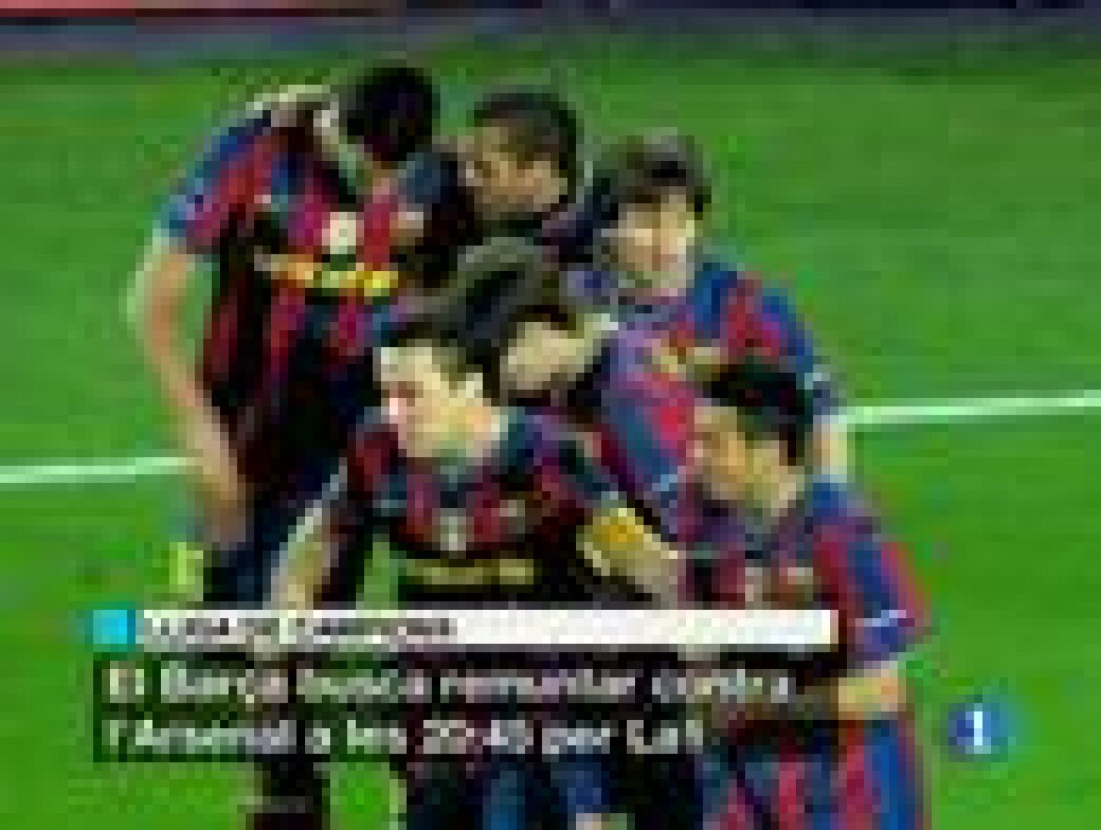 L'Informatiu: L'informatiu migdia (8-03-11) Promo Barça-Arsenal | RTVE Play