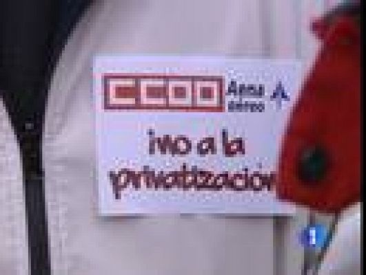 Telediario 1 - 22 días de huelga de AENA