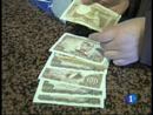Telediario 1 - ¿En euros o en pesetas?