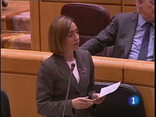 La ministra de Defensa anuncia el arresto de cuatro militares por el robo en la base de Badajoz