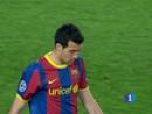 Champions League - Busquets mete en propia puerta (1-1)