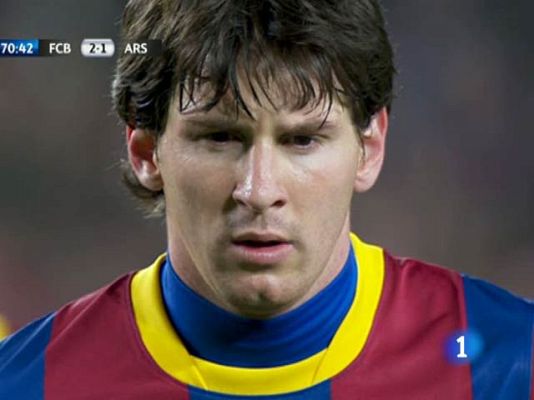 Champions League - Messi pone el 3-1 de penalti